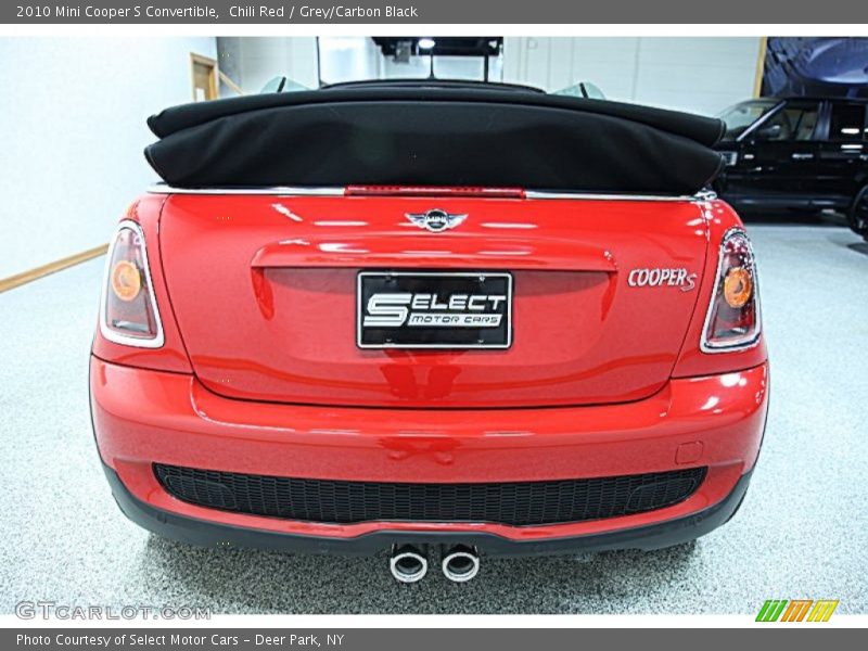 Chili Red / Grey/Carbon Black 2010 Mini Cooper S Convertible