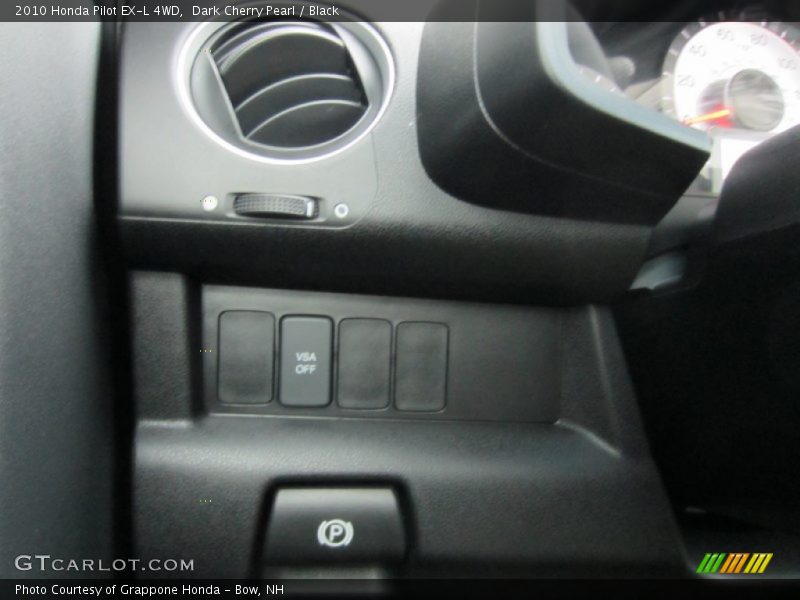 Dark Cherry Pearl / Black 2010 Honda Pilot EX-L 4WD