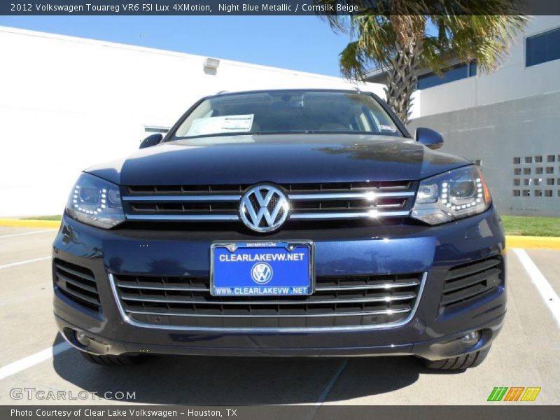 Night Blue Metallic / Cornsilk Beige 2012 Volkswagen Touareg VR6 FSI Lux 4XMotion