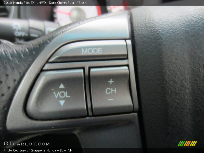 Dark Cherry Pearl / Black 2010 Honda Pilot EX-L 4WD