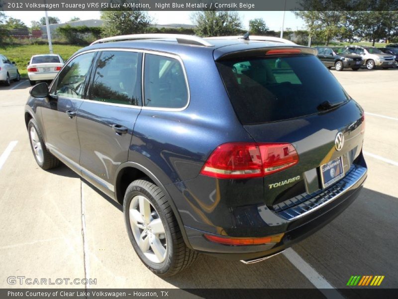 Night Blue Metallic / Cornsilk Beige 2012 Volkswagen Touareg VR6 FSI Lux 4XMotion