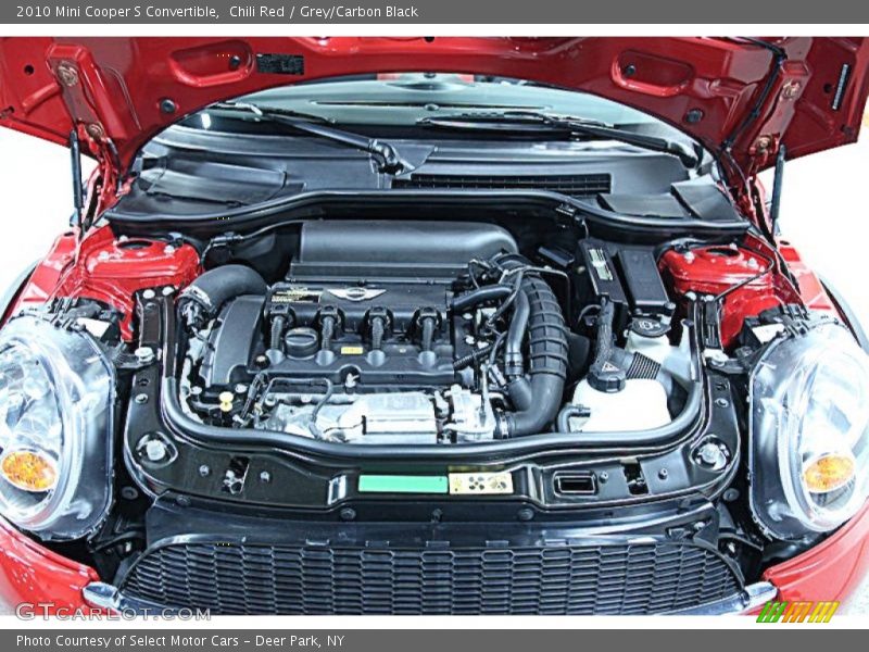 Chili Red / Grey/Carbon Black 2010 Mini Cooper S Convertible