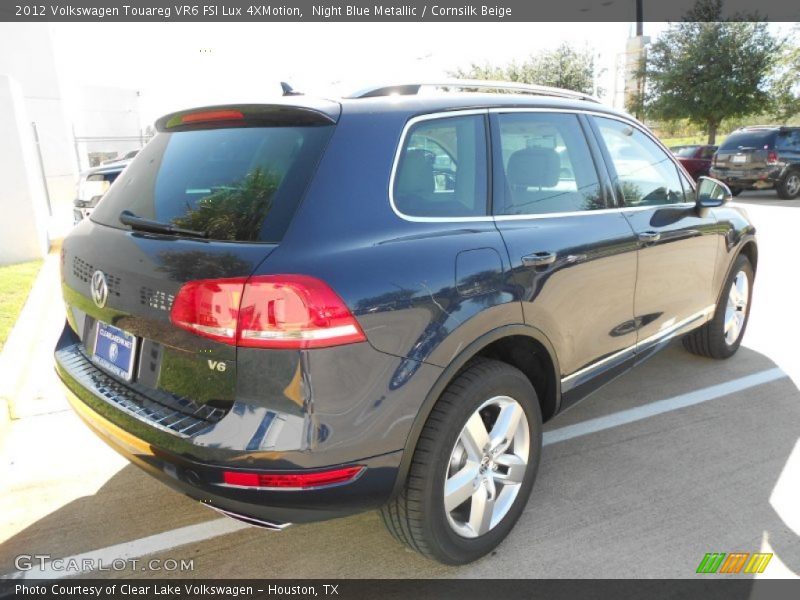 Night Blue Metallic / Cornsilk Beige 2012 Volkswagen Touareg VR6 FSI Lux 4XMotion