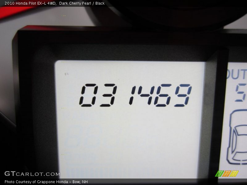 Dark Cherry Pearl / Black 2010 Honda Pilot EX-L 4WD