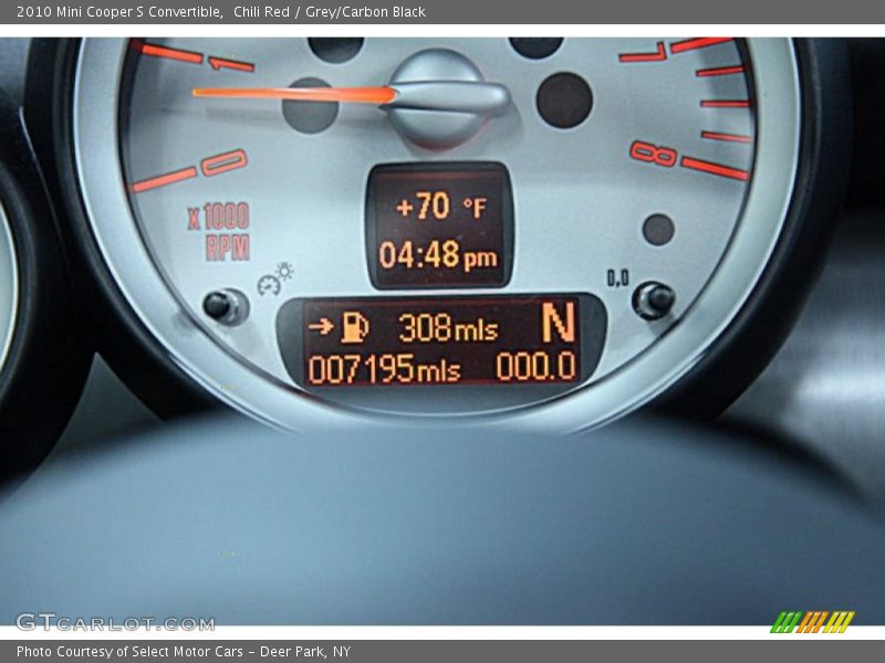 Chili Red / Grey/Carbon Black 2010 Mini Cooper S Convertible