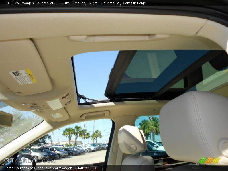 Night Blue Metallic / Cornsilk Beige 2012 Volkswagen Touareg VR6 FSI Lux 4XMotion
