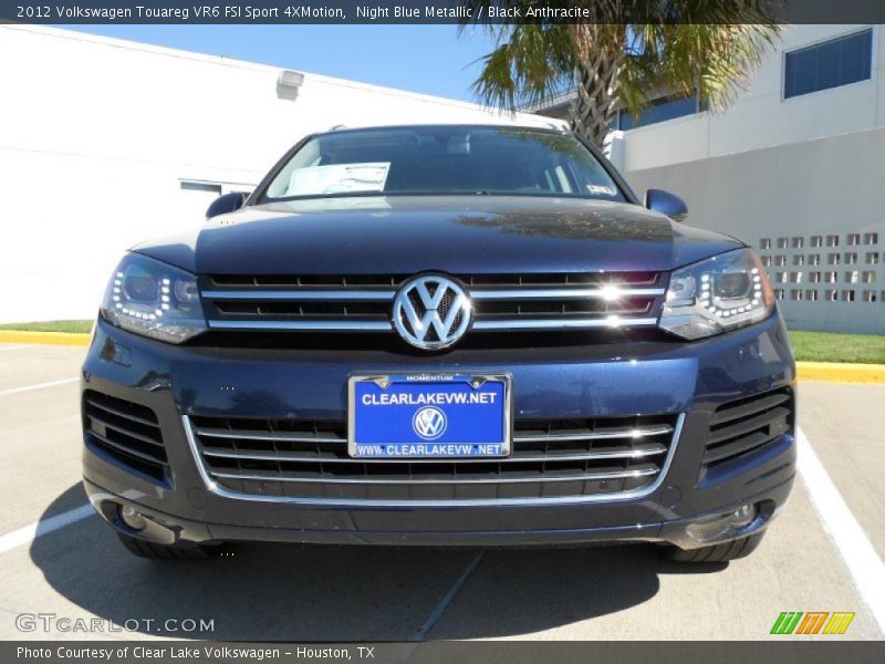 Night Blue Metallic / Black Anthracite 2012 Volkswagen Touareg VR6 FSI Sport 4XMotion