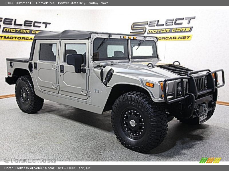 Pewter Metallic / Ebony/Brown 2004 Hummer H1 Convertible