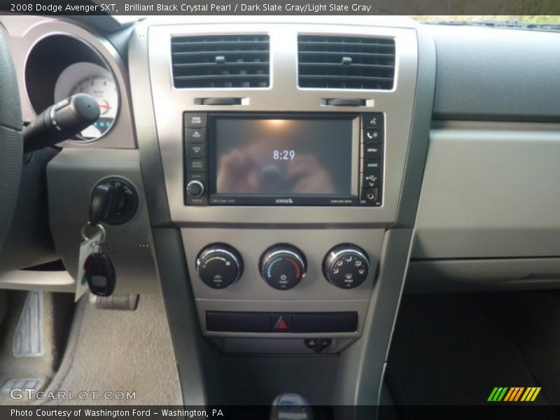 Brilliant Black Crystal Pearl / Dark Slate Gray/Light Slate Gray 2008 Dodge Avenger SXT