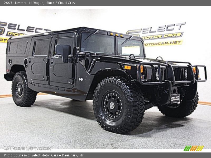 Black / Cloud Gray 2003 Hummer H1 Wagon