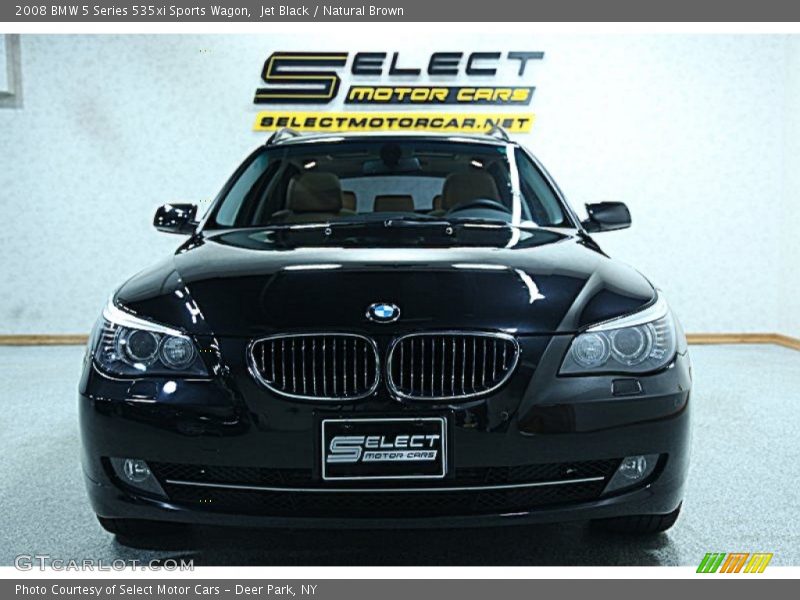 Jet Black / Natural Brown 2008 BMW 5 Series 535xi Sports Wagon