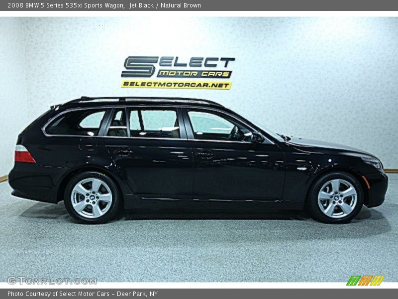 Jet Black / Natural Brown 2008 BMW 5 Series 535xi Sports Wagon