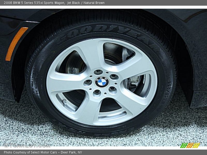 Jet Black / Natural Brown 2008 BMW 5 Series 535xi Sports Wagon