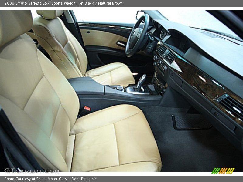 Jet Black / Natural Brown 2008 BMW 5 Series 535xi Sports Wagon