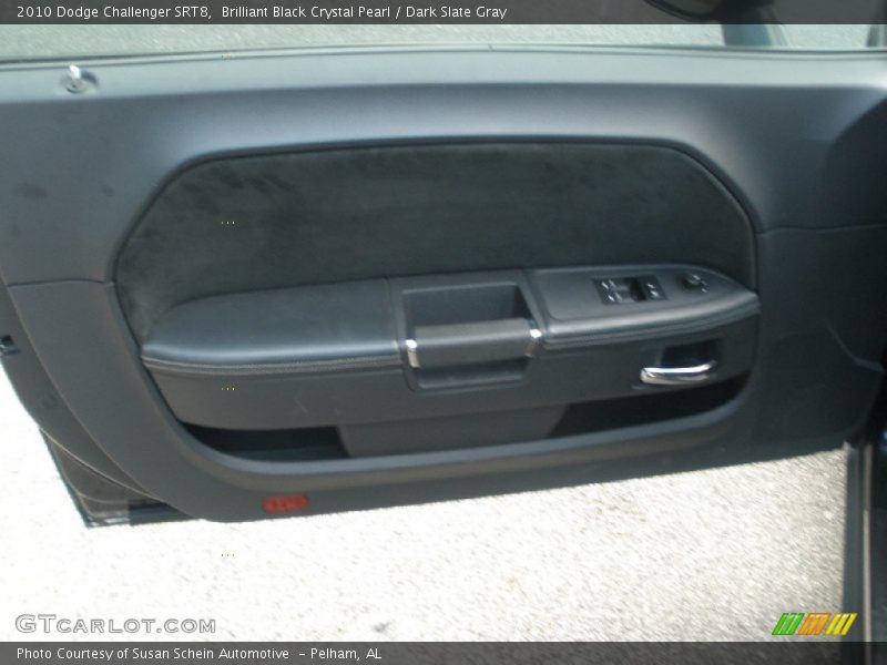 Brilliant Black Crystal Pearl / Dark Slate Gray 2010 Dodge Challenger SRT8