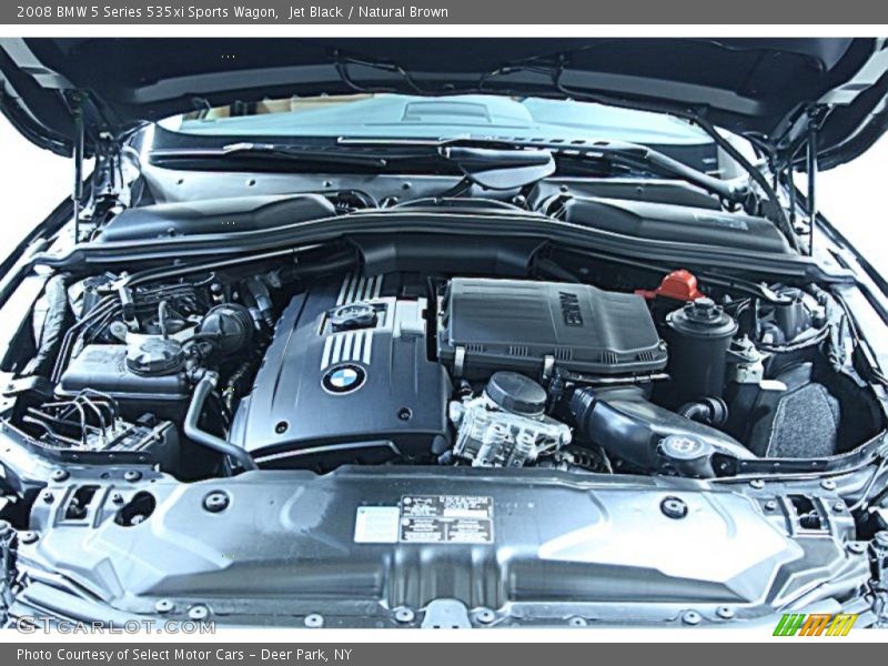 Jet Black / Natural Brown 2008 BMW 5 Series 535xi Sports Wagon