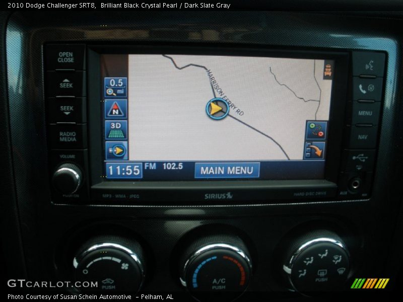 Brilliant Black Crystal Pearl / Dark Slate Gray 2010 Dodge Challenger SRT8