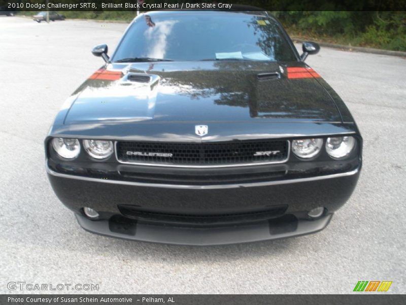 Brilliant Black Crystal Pearl / Dark Slate Gray 2010 Dodge Challenger SRT8