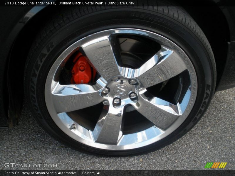 Brilliant Black Crystal Pearl / Dark Slate Gray 2010 Dodge Challenger SRT8