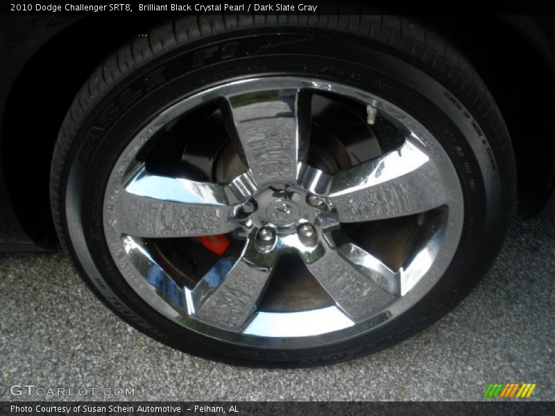 Brilliant Black Crystal Pearl / Dark Slate Gray 2010 Dodge Challenger SRT8
