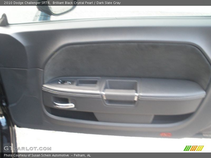 Brilliant Black Crystal Pearl / Dark Slate Gray 2010 Dodge Challenger SRT8