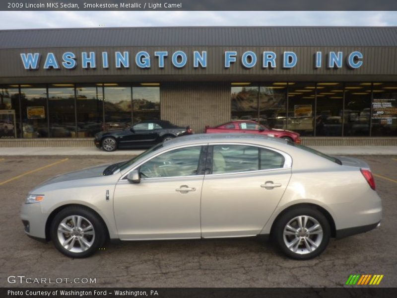 Smokestone Metallic / Light Camel 2009 Lincoln MKS Sedan