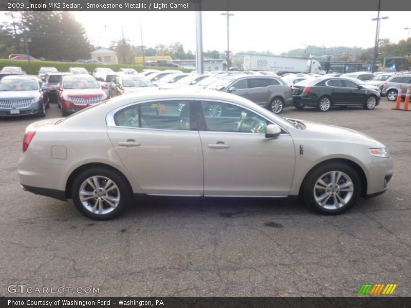 Smokestone Metallic / Light Camel 2009 Lincoln MKS Sedan