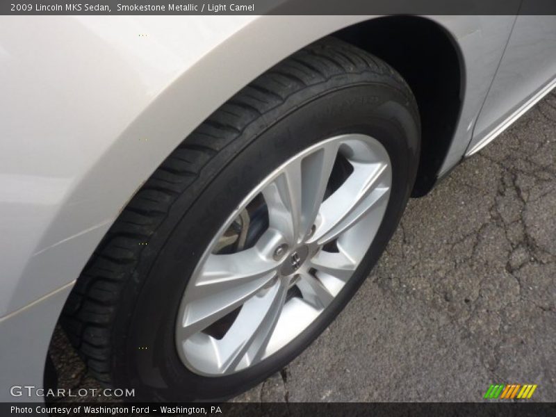 Smokestone Metallic / Light Camel 2009 Lincoln MKS Sedan
