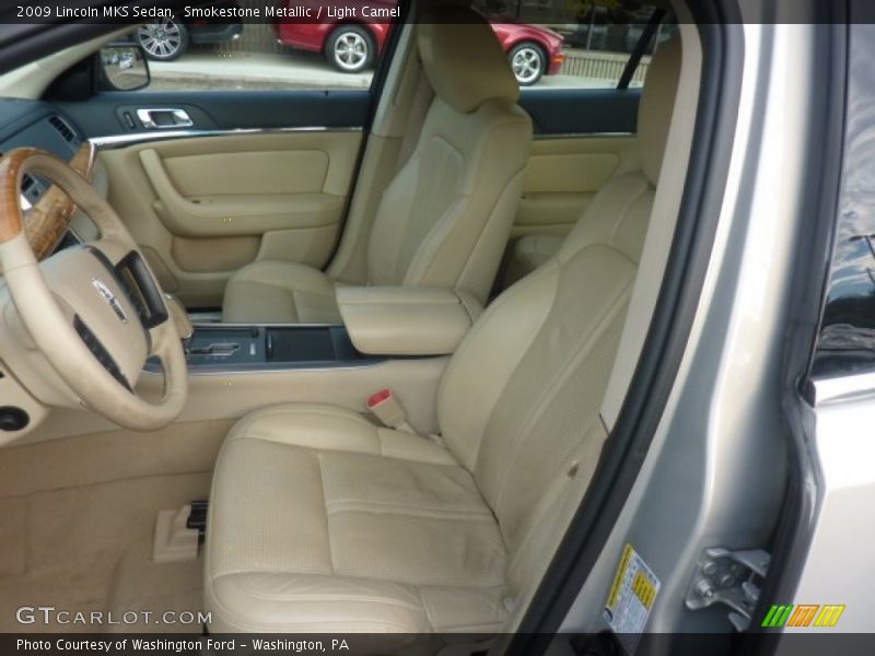 Smokestone Metallic / Light Camel 2009 Lincoln MKS Sedan