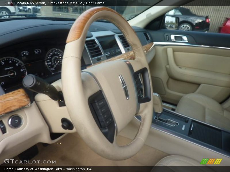 Smokestone Metallic / Light Camel 2009 Lincoln MKS Sedan