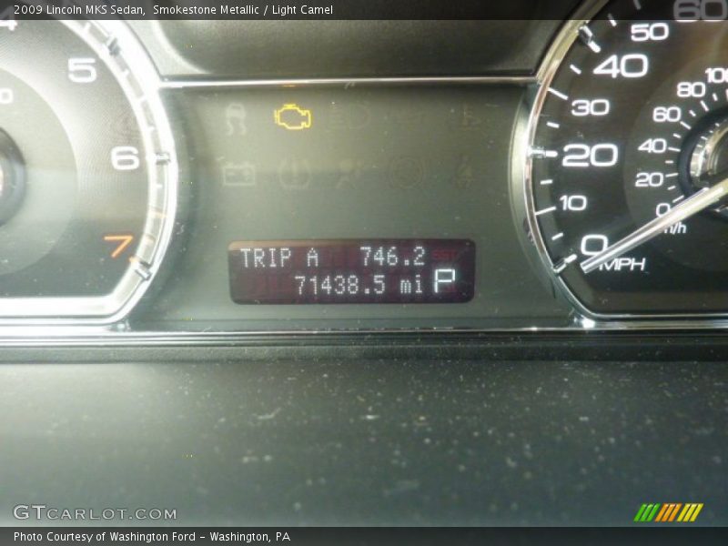 Smokestone Metallic / Light Camel 2009 Lincoln MKS Sedan