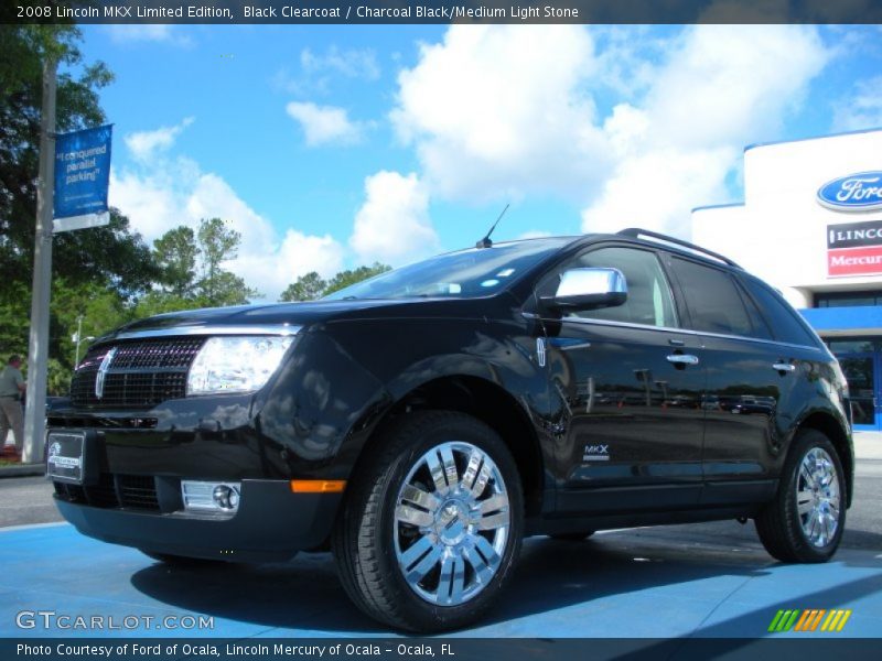 Black Clearcoat / Charcoal Black/Medium Light Stone 2008 Lincoln MKX Limited Edition