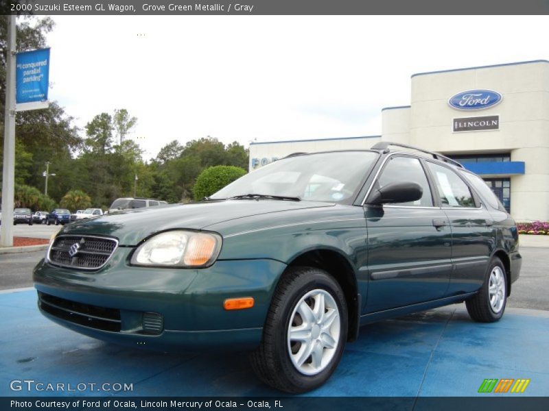 Grove Green Metallic / Gray 2000 Suzuki Esteem GL Wagon