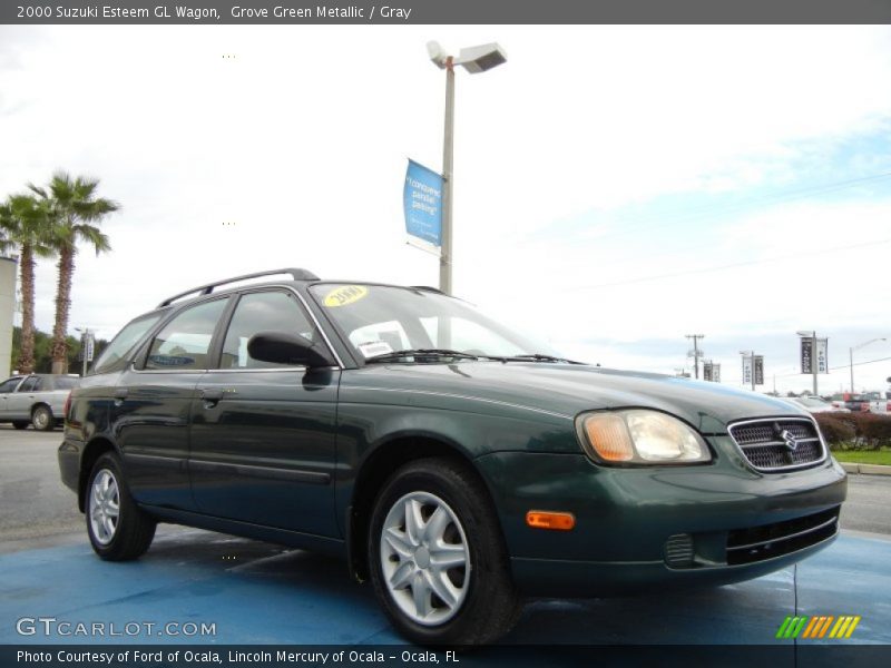 Grove Green Metallic / Gray 2000 Suzuki Esteem GL Wagon