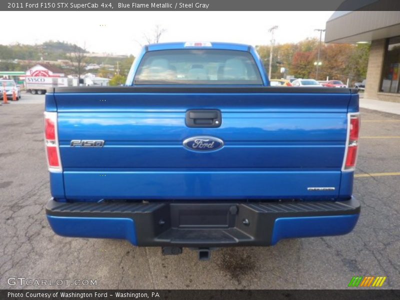 Blue Flame Metallic / Steel Gray 2011 Ford F150 STX SuperCab 4x4