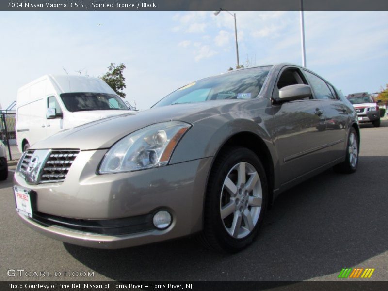 Spirited Bronze / Black 2004 Nissan Maxima 3.5 SL