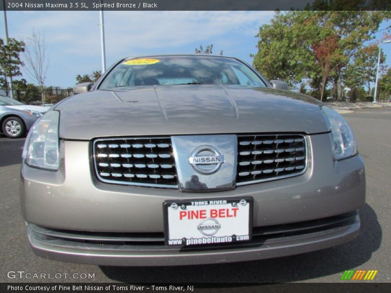 Spirited Bronze / Black 2004 Nissan Maxima 3.5 SL