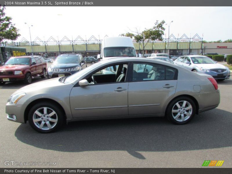 Spirited Bronze / Black 2004 Nissan Maxima 3.5 SL