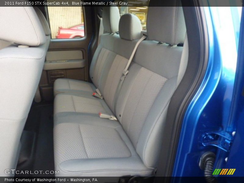 Blue Flame Metallic / Steel Gray 2011 Ford F150 STX SuperCab 4x4
