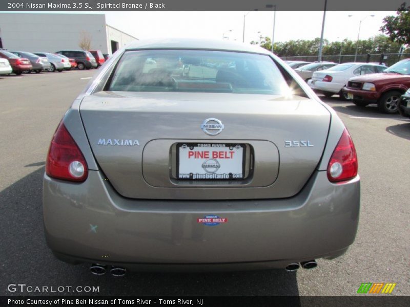 Spirited Bronze / Black 2004 Nissan Maxima 3.5 SL