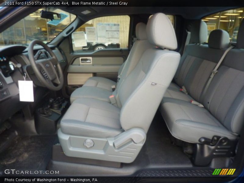 Blue Flame Metallic / Steel Gray 2011 Ford F150 STX SuperCab 4x4