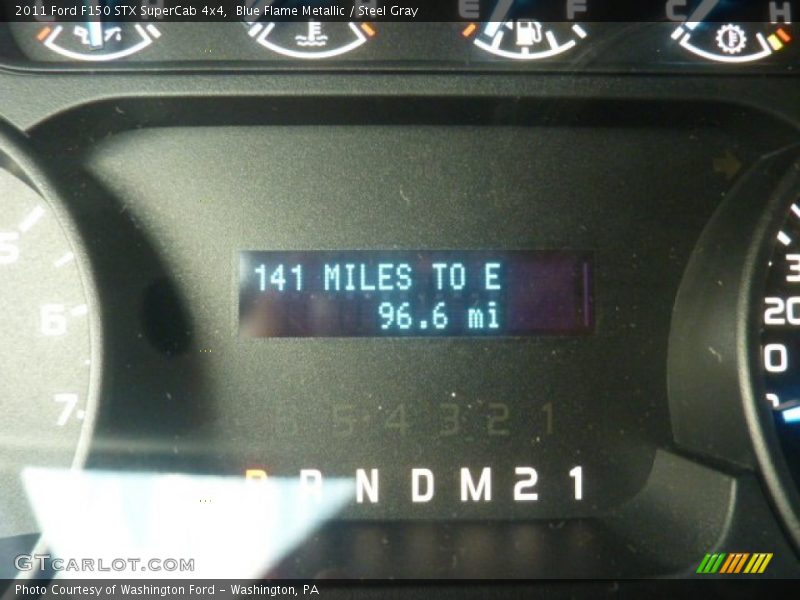 Blue Flame Metallic / Steel Gray 2011 Ford F150 STX SuperCab 4x4