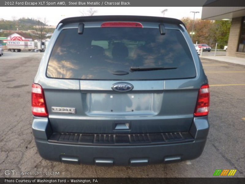 Steel Blue Metallic / Charcoal Black 2012 Ford Escape XLT Sport AWD