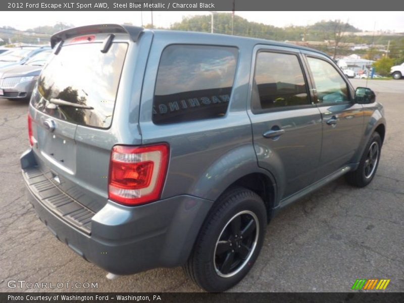 Steel Blue Metallic / Charcoal Black 2012 Ford Escape XLT Sport AWD