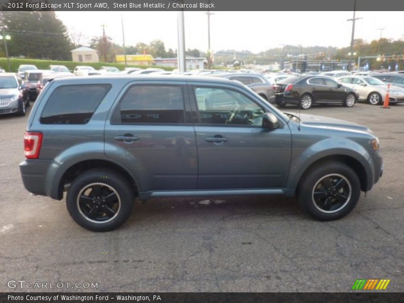 Steel Blue Metallic / Charcoal Black 2012 Ford Escape XLT Sport AWD