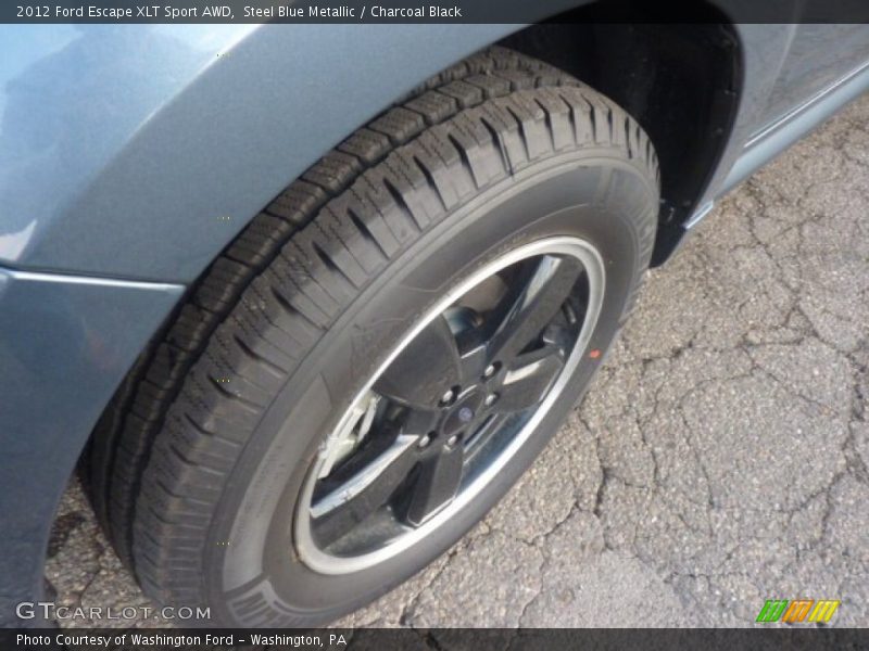 Steel Blue Metallic / Charcoal Black 2012 Ford Escape XLT Sport AWD