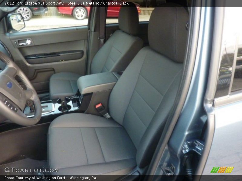 Steel Blue Metallic / Charcoal Black 2012 Ford Escape XLT Sport AWD