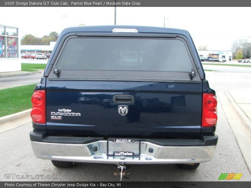 Patriot Blue Pearl / Medium Slate Gray 2005 Dodge Dakota SLT Club Cab