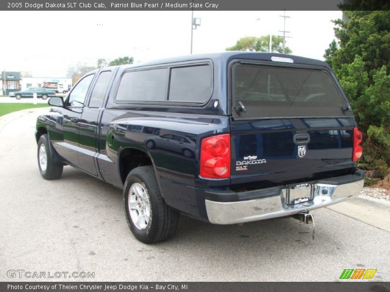 Patriot Blue Pearl / Medium Slate Gray 2005 Dodge Dakota SLT Club Cab