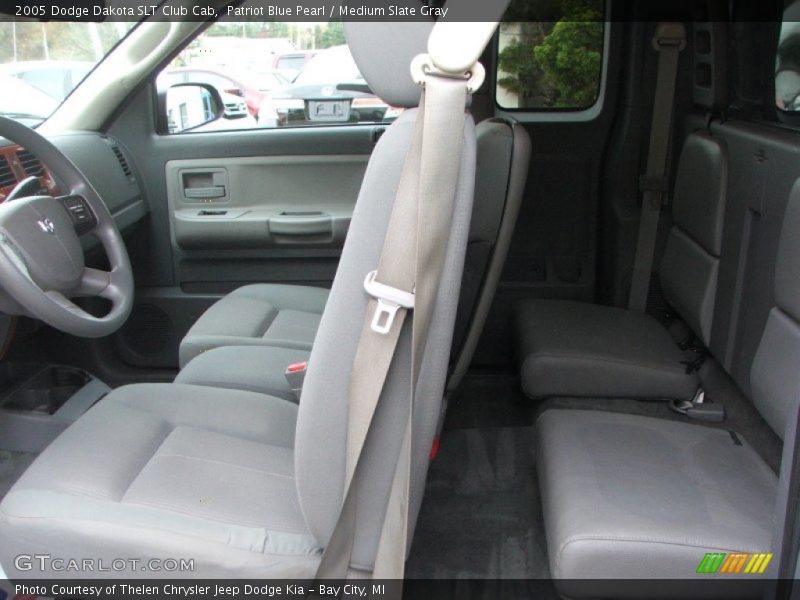 Patriot Blue Pearl / Medium Slate Gray 2005 Dodge Dakota SLT Club Cab